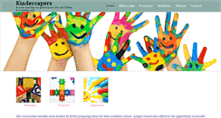 Desktop Screenshot of kindercapers.com